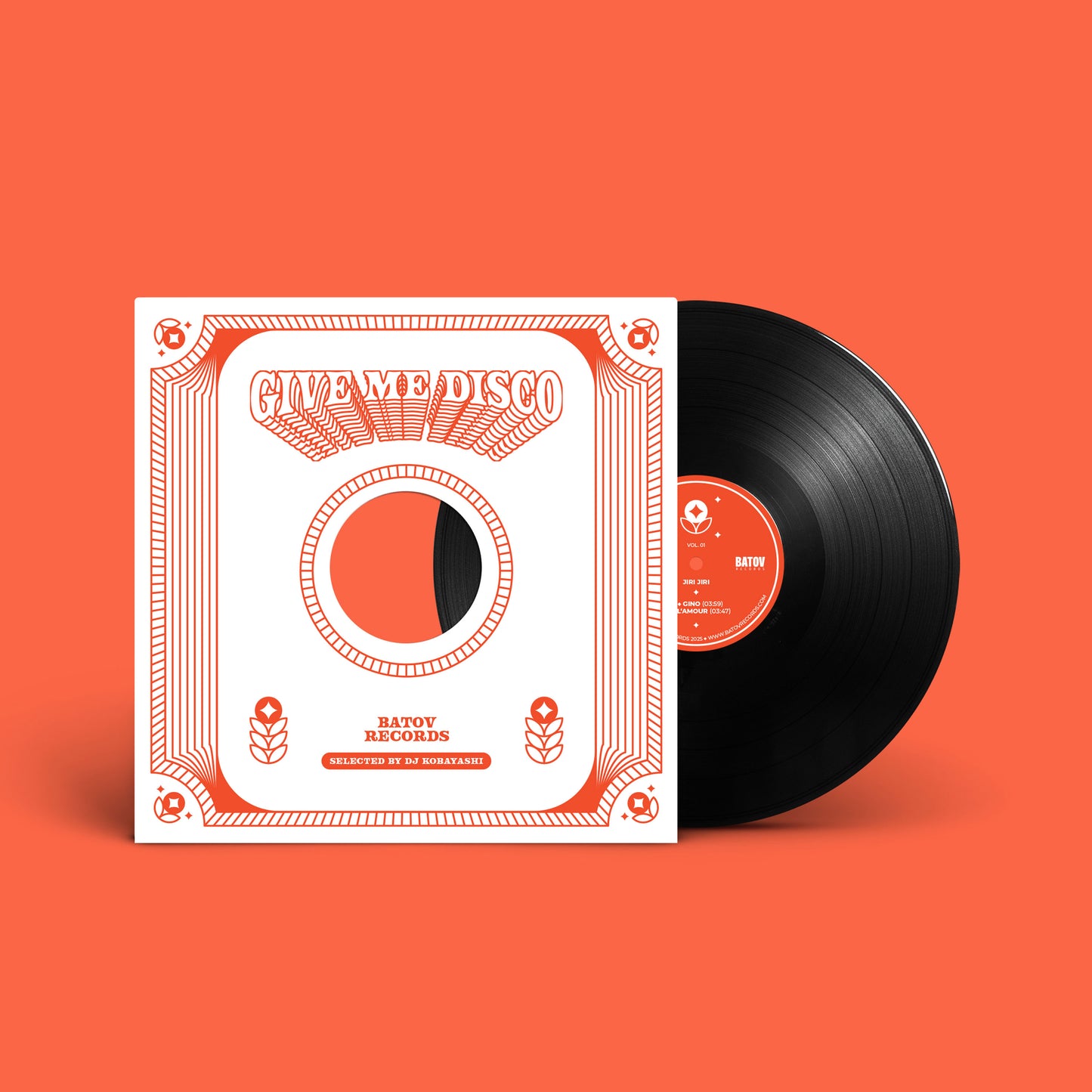 Jiri Jiri - Give Me Disco Vol 1 black vinyl 12 inch EP