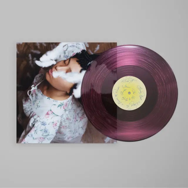 June McDoom Follow the Light album on pink clear vinyl LP