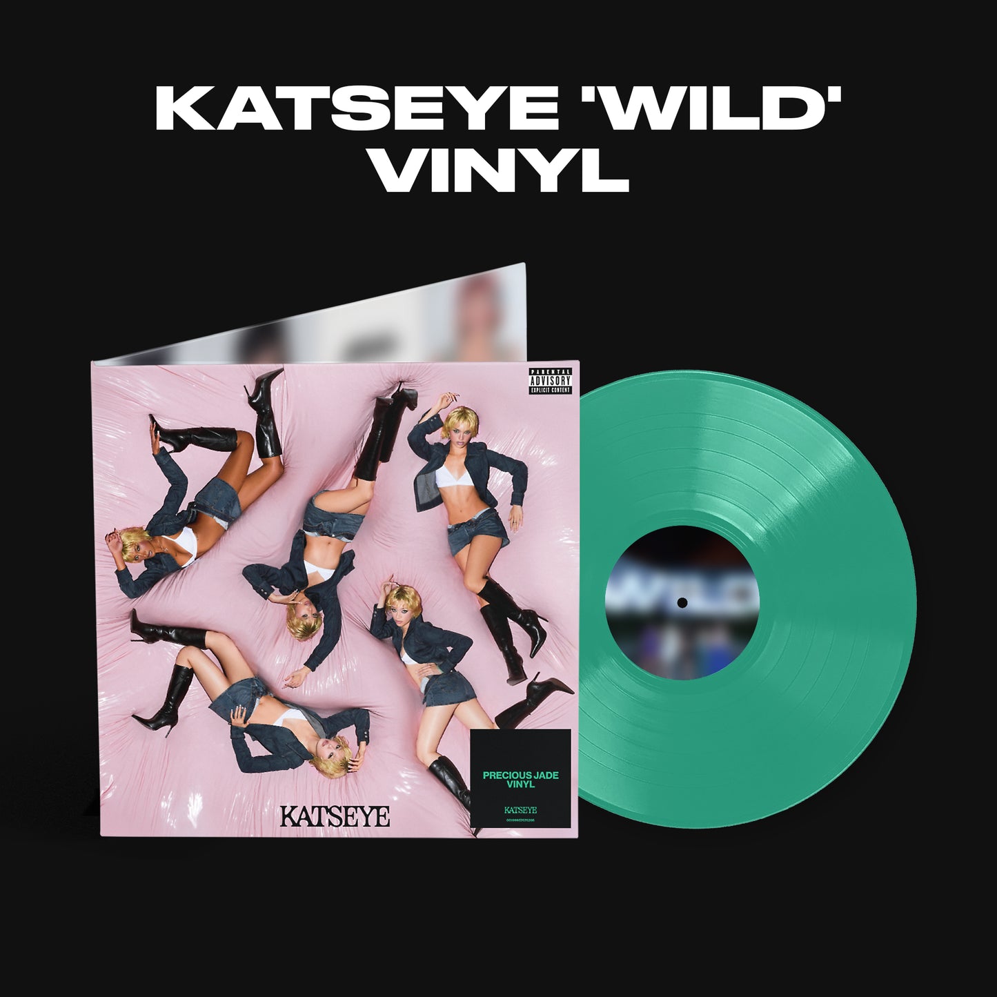 KATSEYE - WILD - jade green vinyl EP