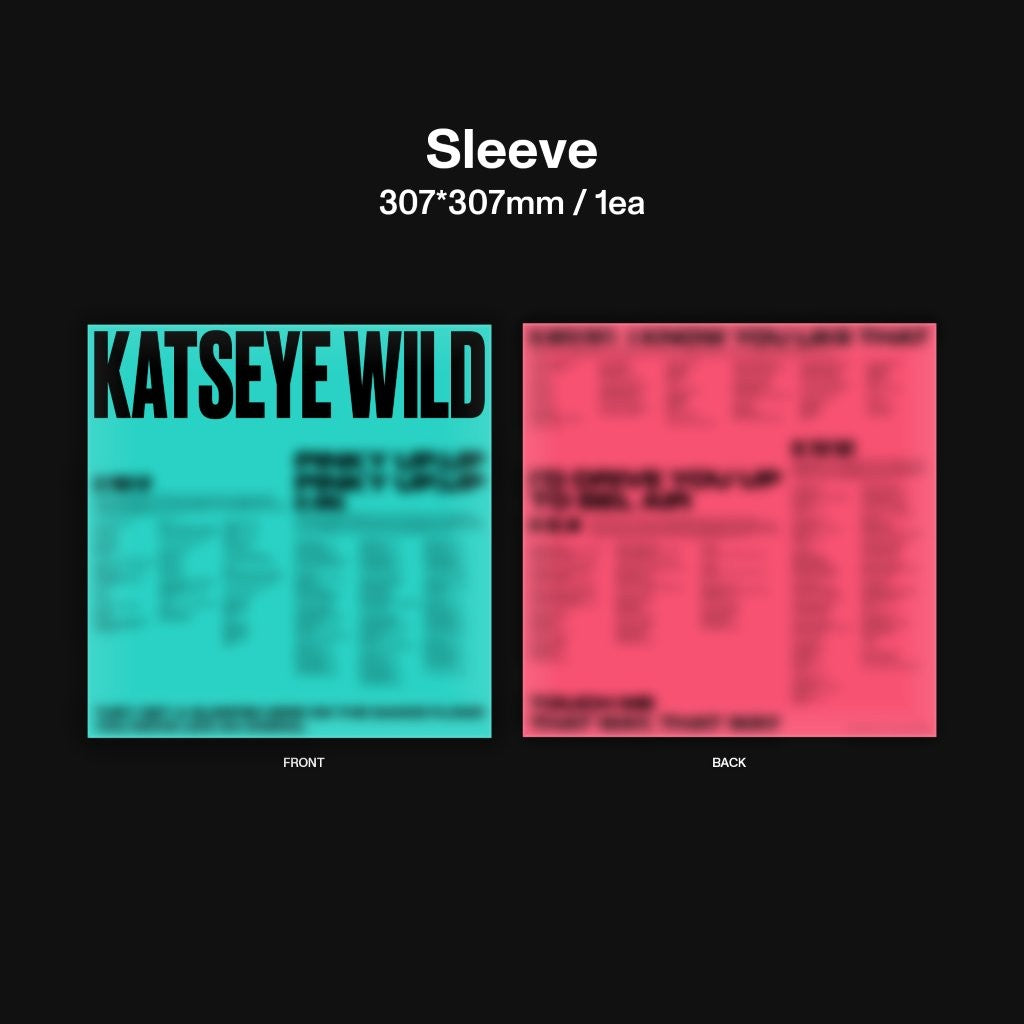 KATSEYE - WILD - jade green vinyl inner sleeve