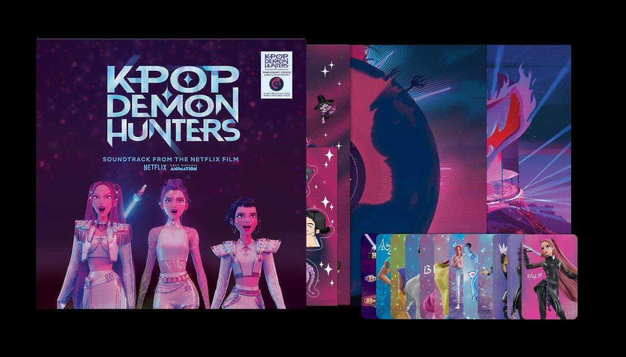 Various Artists - KPOP Demon Hunters Anniversary Edition - sodalite splatter vinyl LP