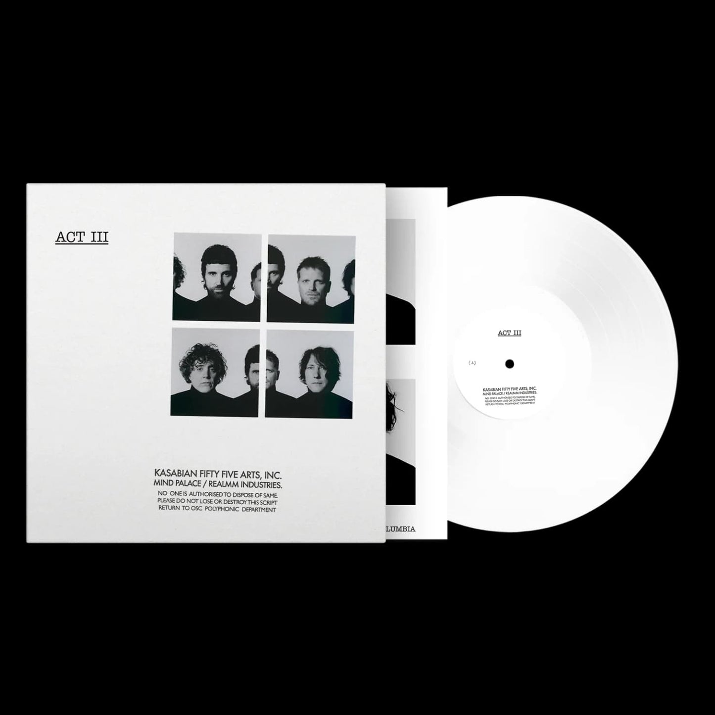 Kasabian - Act III - white vinyl LP