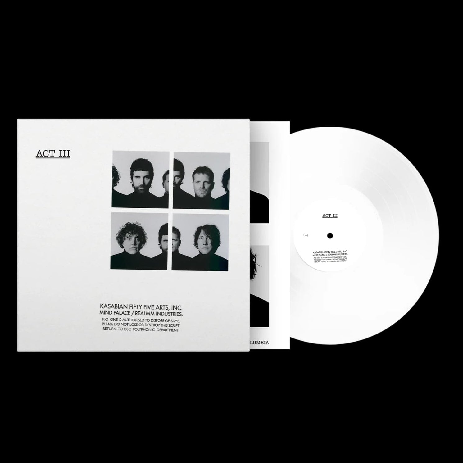 Kasabian - Act III - white vinyl LP