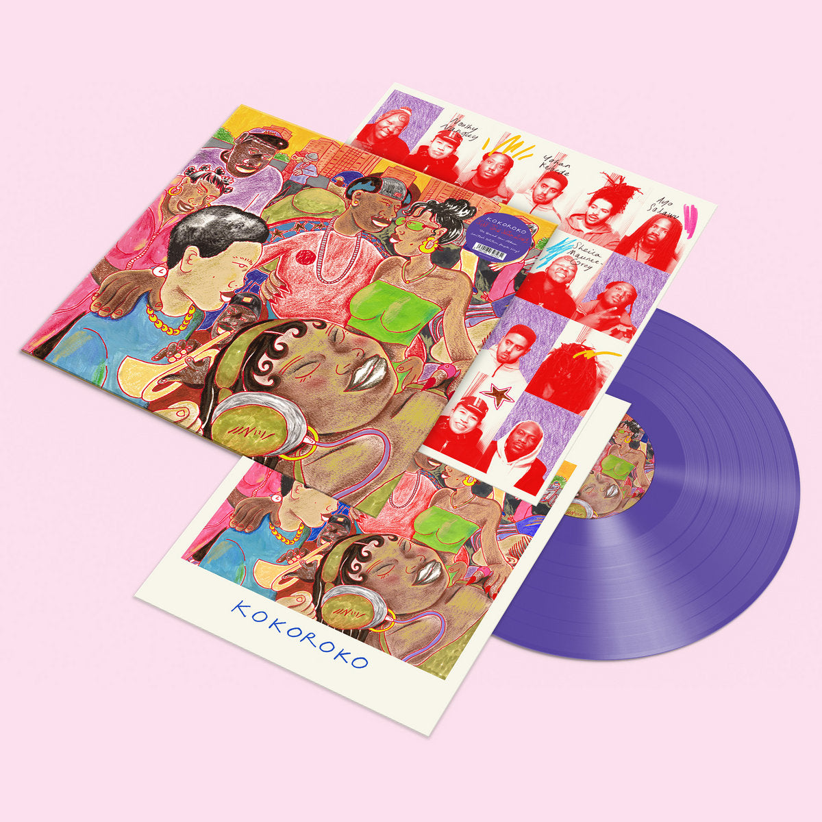 Kokoroko - Tuff Times Never Last purple vinyl album