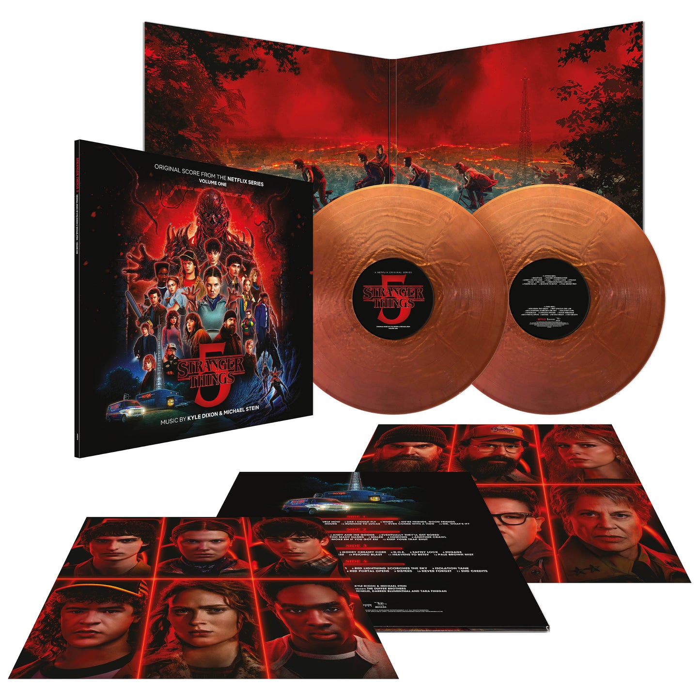 Kyle Dixon & Michael Stein - Stranger Things 5 (Original Score) Volume 1 - metallic bronze 2x vinyl LP