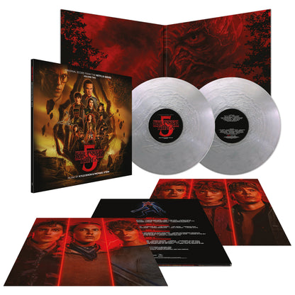 Kyle Dixon & Michael Stein - Stranger Things 5 (Original Score) Volume 2 - metallic silver 2x vinyl LP