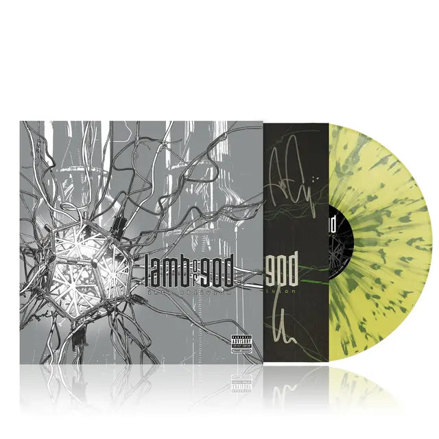 Lamb of God - Into Oblivion yellow and green splatter vinyl LP