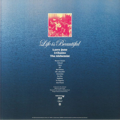 Larry June, 2 Chainz, and The Alchemist -  Life Is Beautiful vinyl LP tracklist
