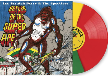 Lee Scratch Perry and the Upsetters - Return of the Super Ape tricolour vinyl LP