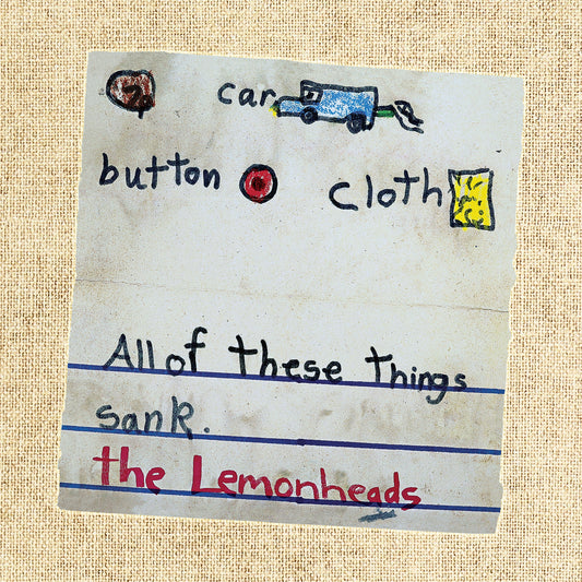 Lemonheads - Car Button Cloth deluxe red vinyl