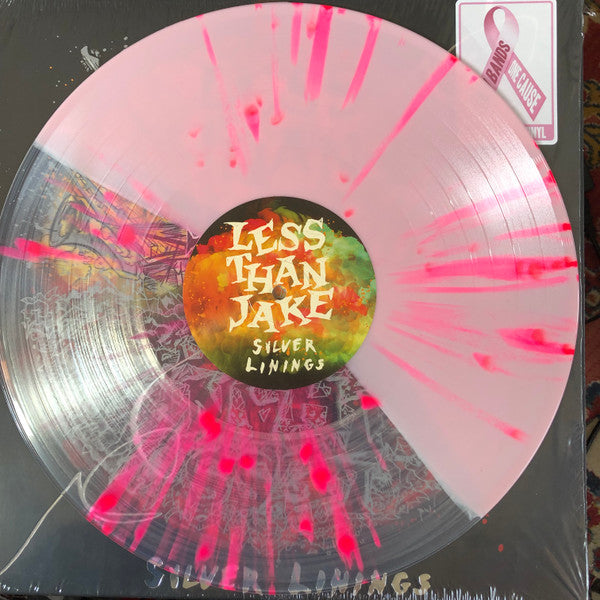 Less Than Jake - Silver Linings pink split vinyl 