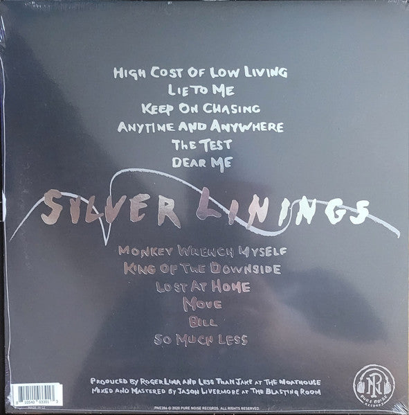 Less Than Jake - Silver Linings vinyl  LP tracklist 