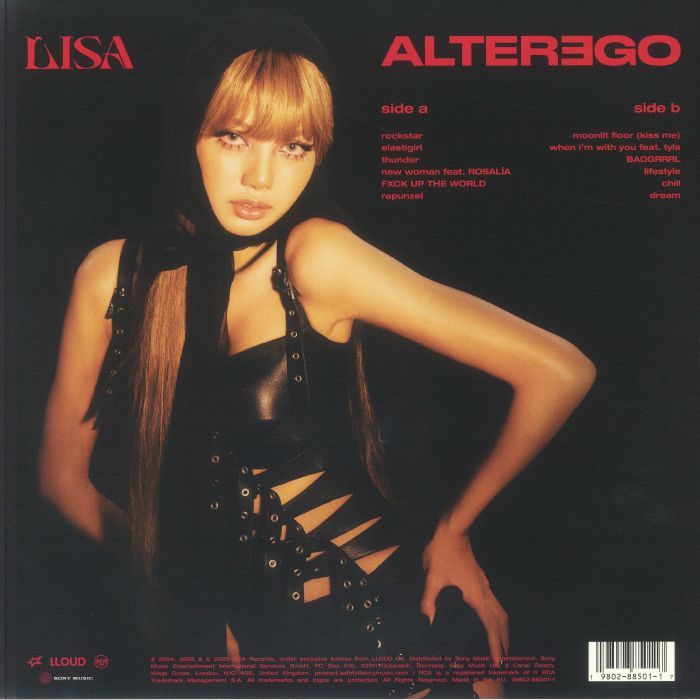 Lisa - Alter Ego vinyl LP tracklist
