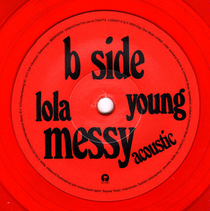 Lola Young - Messy acoustic 7 inch vinyl