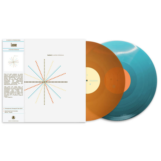 Lusine - A Certain Distance - orange and teal vinyl 2LP
