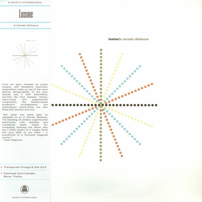 Lusine - A Certain Distance - vinyl album cover