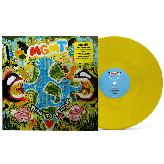 MGMT- Time to Pretend banana yellow vinyl