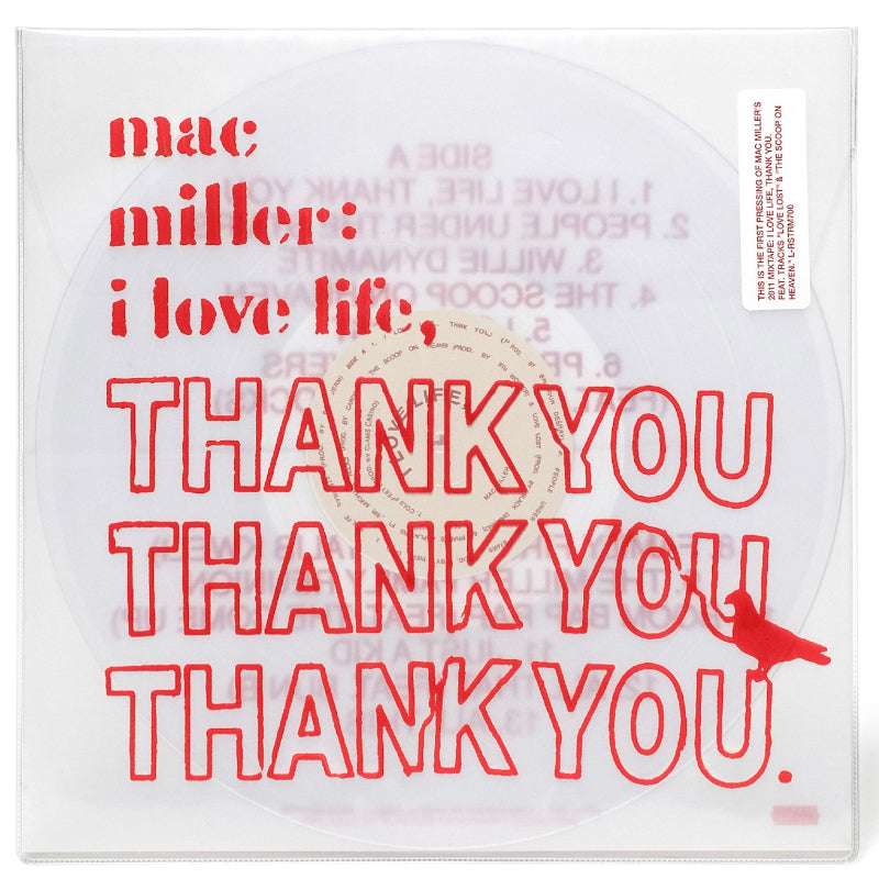 Mac Miller - I Love Life, Thank You clear vinyl LP