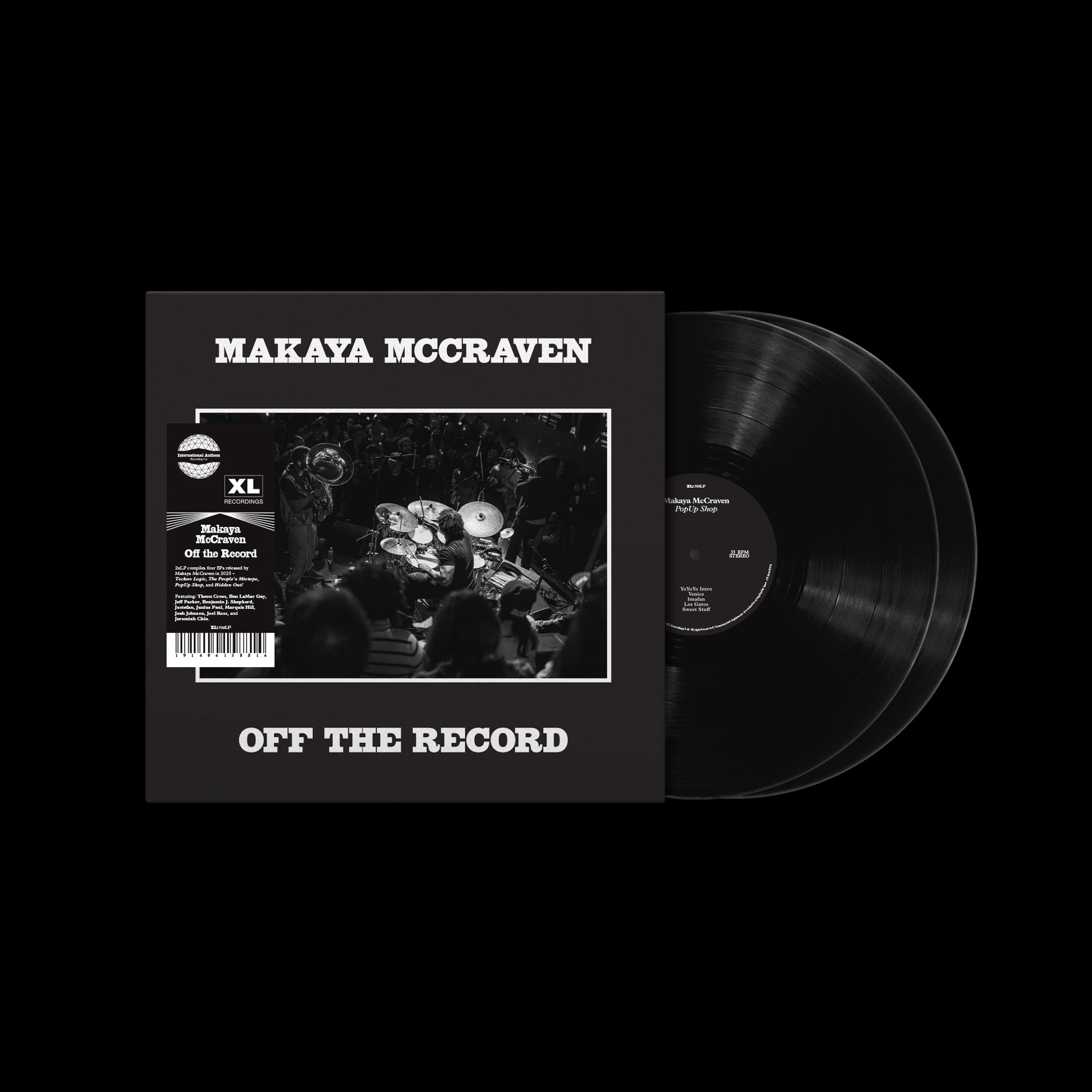 Makaya McCraven - Off the Record black double vinyl LP