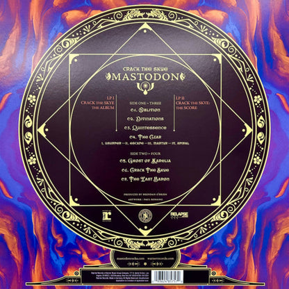 Mastodon - Crack the Skye double vinyl LP tracklist