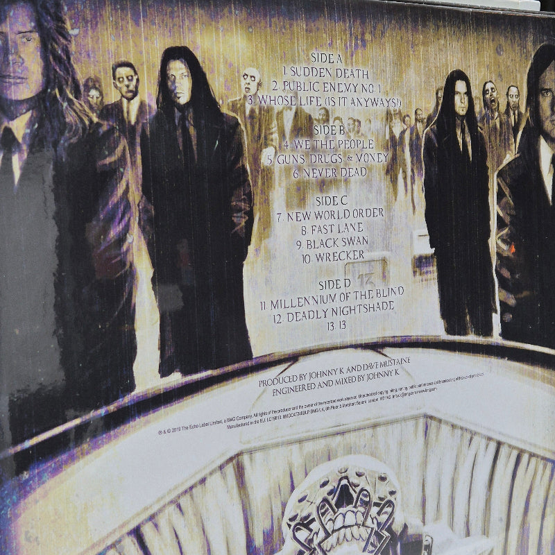 Megadeth - Th1rt3en black vinyl double LP tracklist