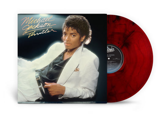 Michael Jackson - Thriller - red and black marble vinyl LP