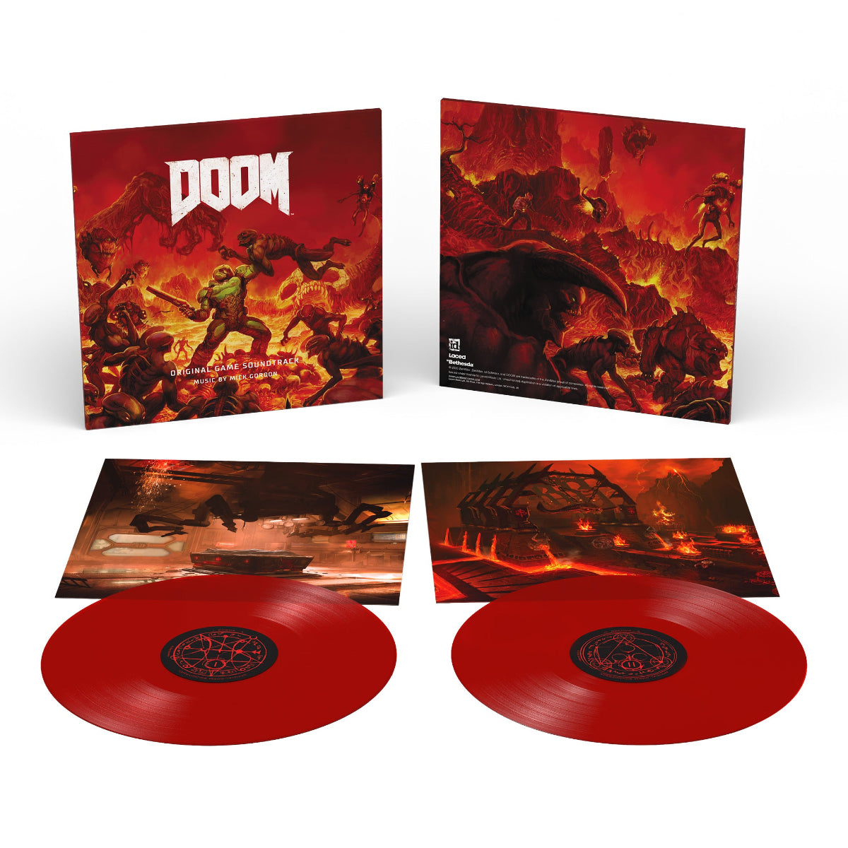 Mick Gordon - DOOM (Original soundtrack) - red vinyl double vinyl LP