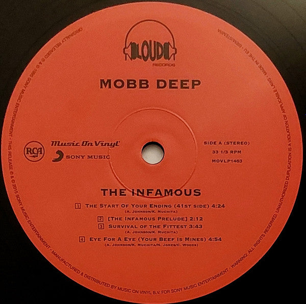 Mobb Deep - The Infamous music on black vinyl double album