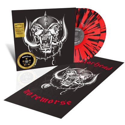 Motorhead - No Remorse (50th Anniversary) red and black splatter vinyl double LP