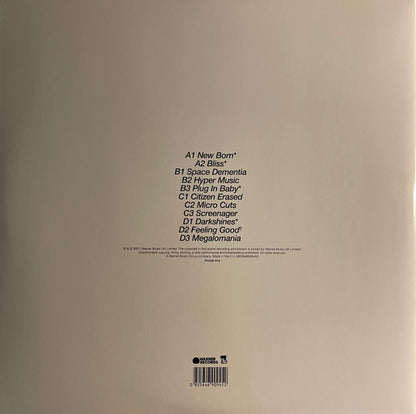 Muse - Origin of Symmetry vinyl LP tracklist