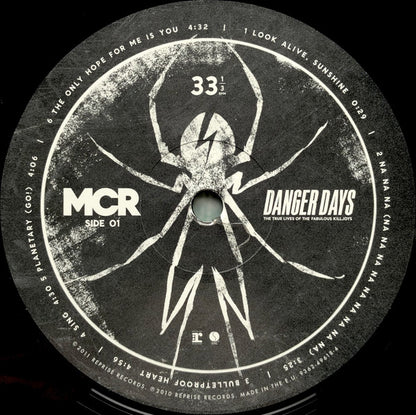 My Chemical Romance - Danger Days: The True Lives of the Fabulous Killjoys vinyl LP label