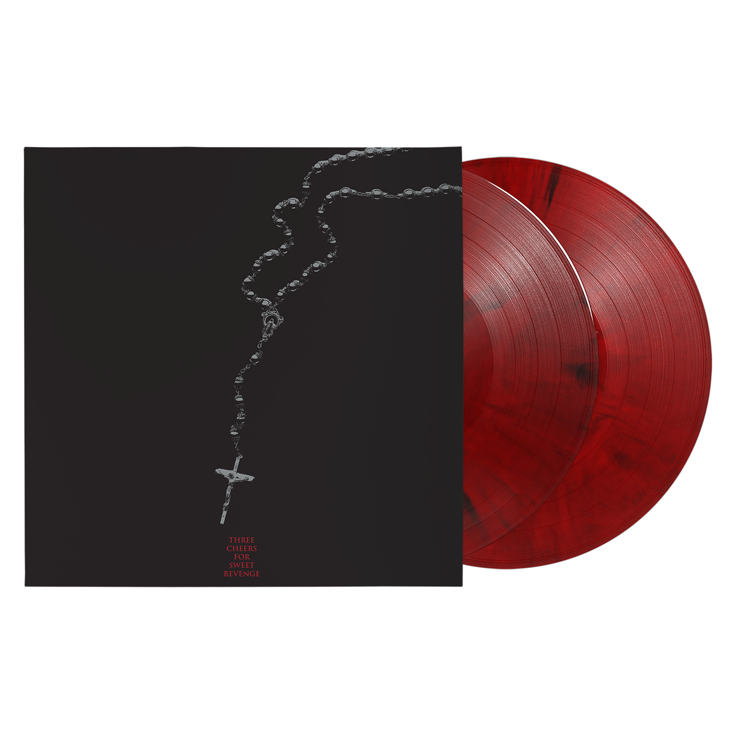 My Chemical Romance - Three Cheers For Sweet Revenge (Deluxe Edition) black and red marble vinyl