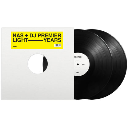 Nas and DJ Premier - Light Years black double vinyl LP