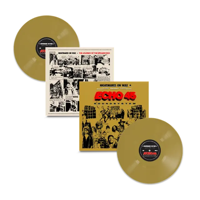 Nightmares on Wax - Echo45 Sound System gold double vinyl LP