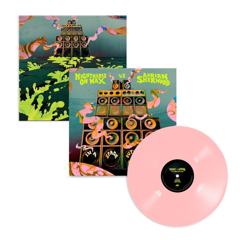 Nightmares on Wax vs Adrian Sherwood - In A Space Outta Dub light rose vinyl LP