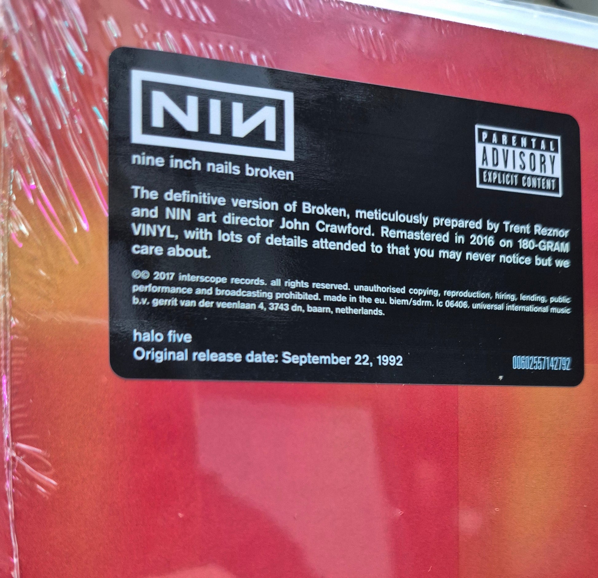 Nine Inch Nails - Broken 2016 Remaster album