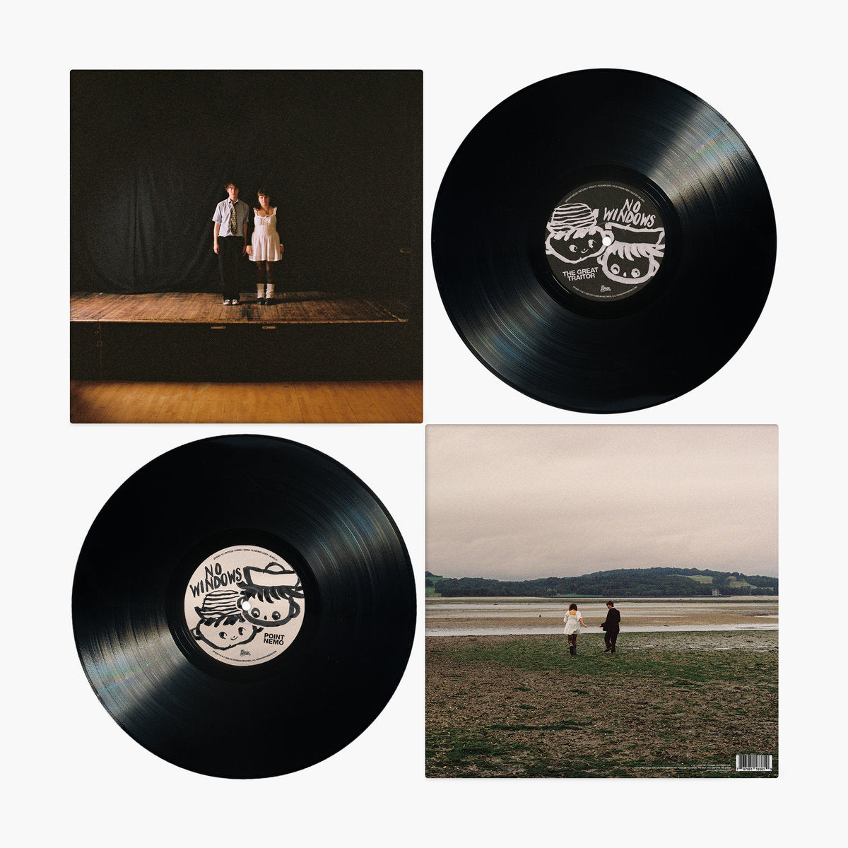 No Windows - The Great Traitor / Point Nemo black vinyl LP