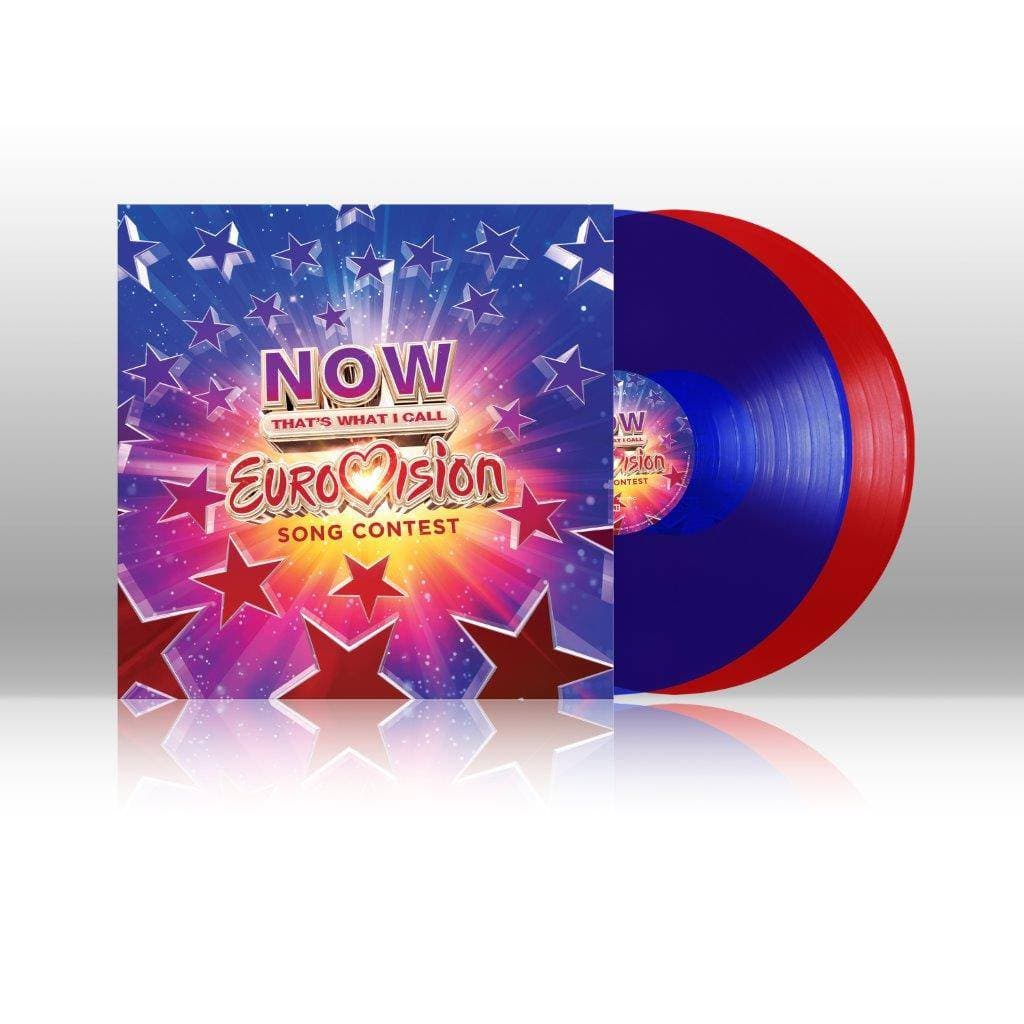 Now That's What I Call Eurovision Song Contest red and blue double vinyl LP