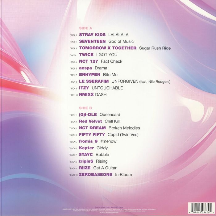 Now That’s What I Call K-Pop tracklist