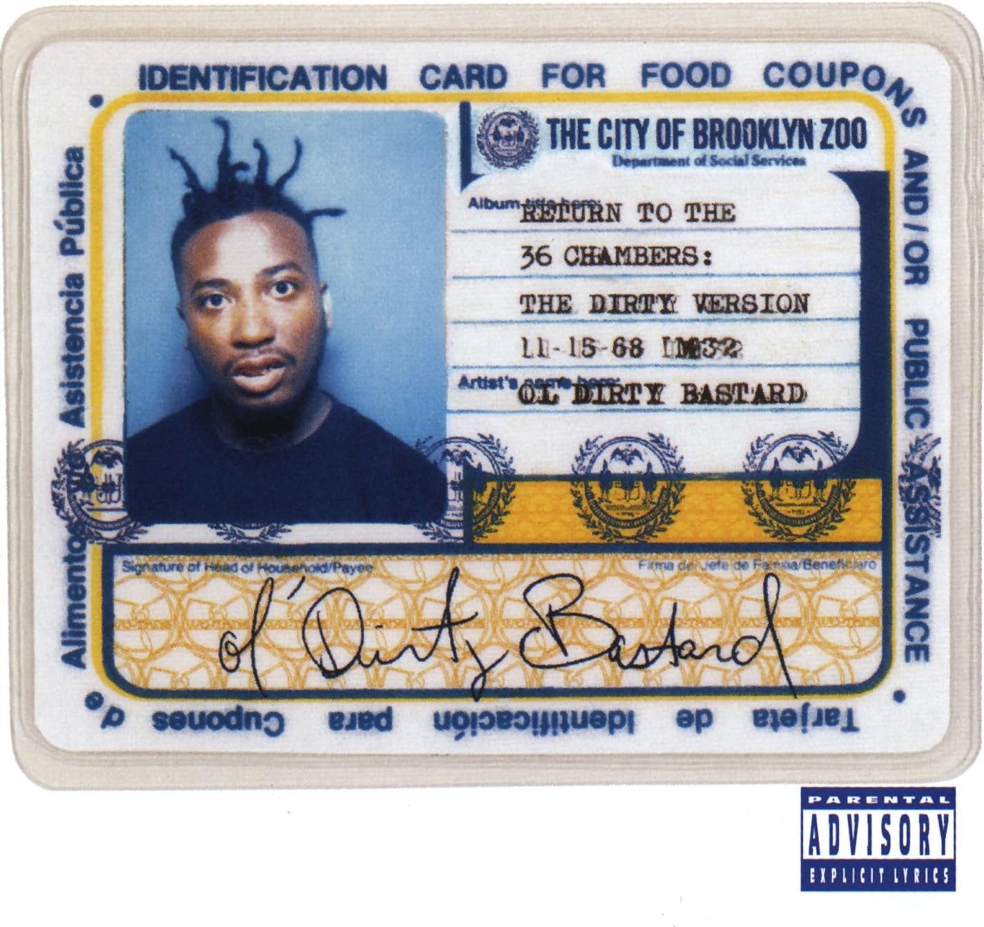 Ol Dirty Bastard - Return to the 36 Chambers double vinyl album