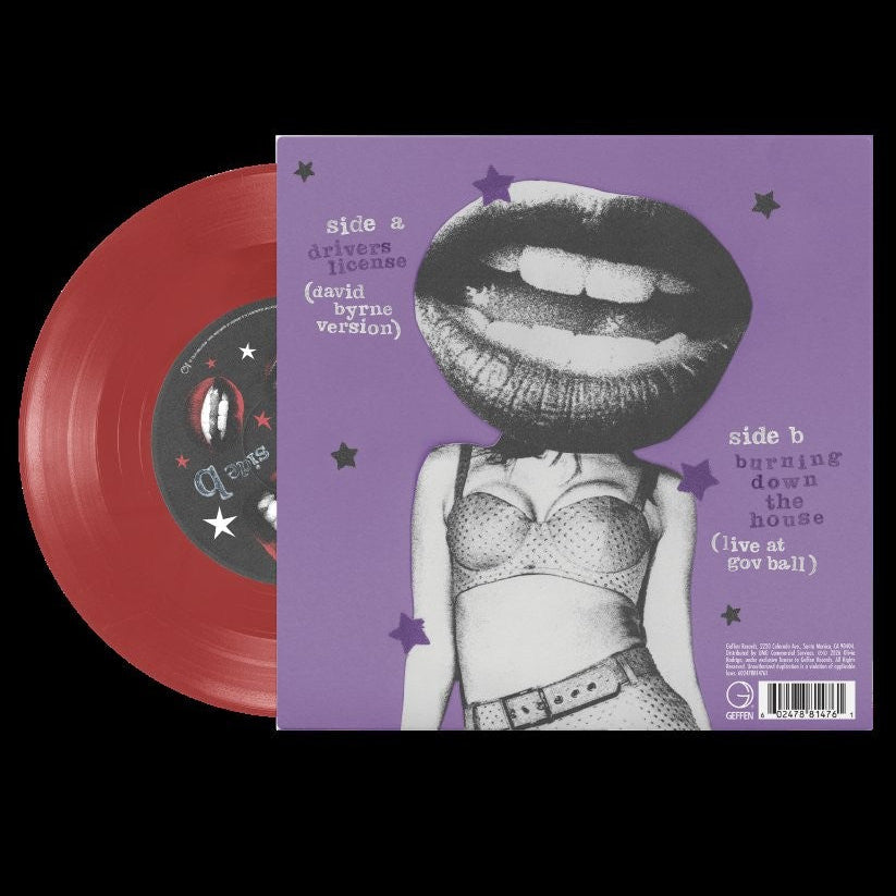 Olivia Rodrigo - drivers license red vinyl 7 inch tracklist