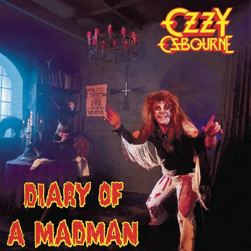Ozzy Osbourne - Diary of a Madman red and black swirl vinyl LP