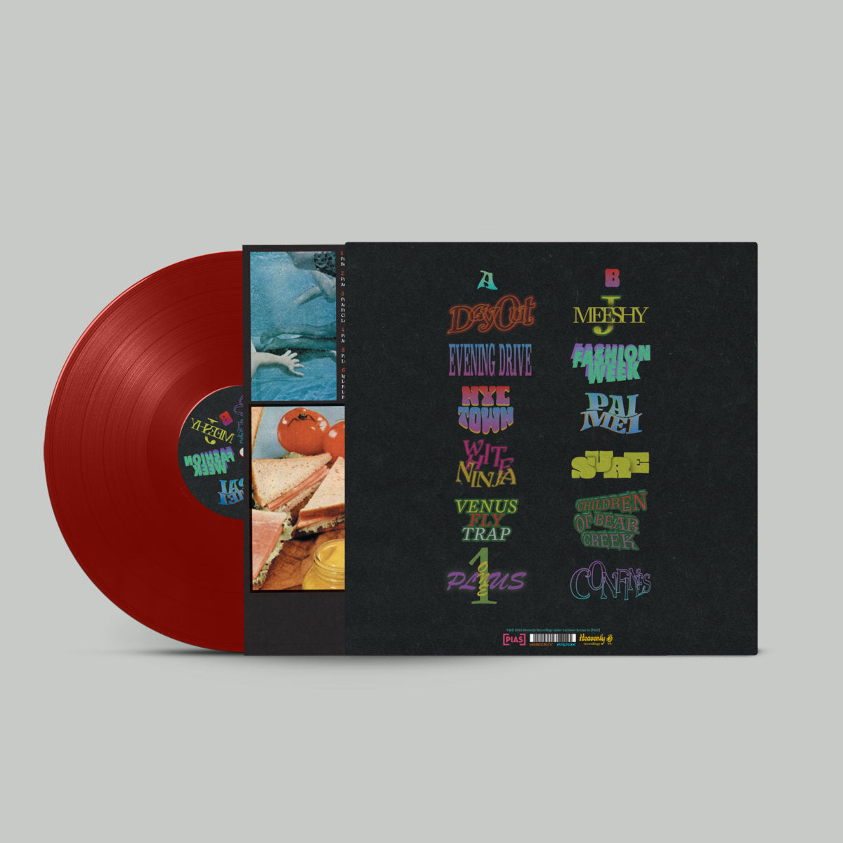 Pan Amsterdam - Confines red vinyl LP tracklist