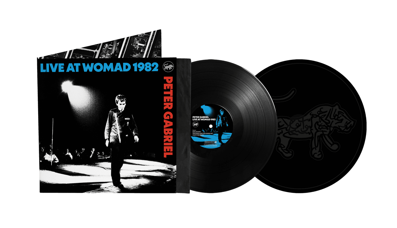 Peter Gabriel - Live at Womad 1982 black double vinyl LP