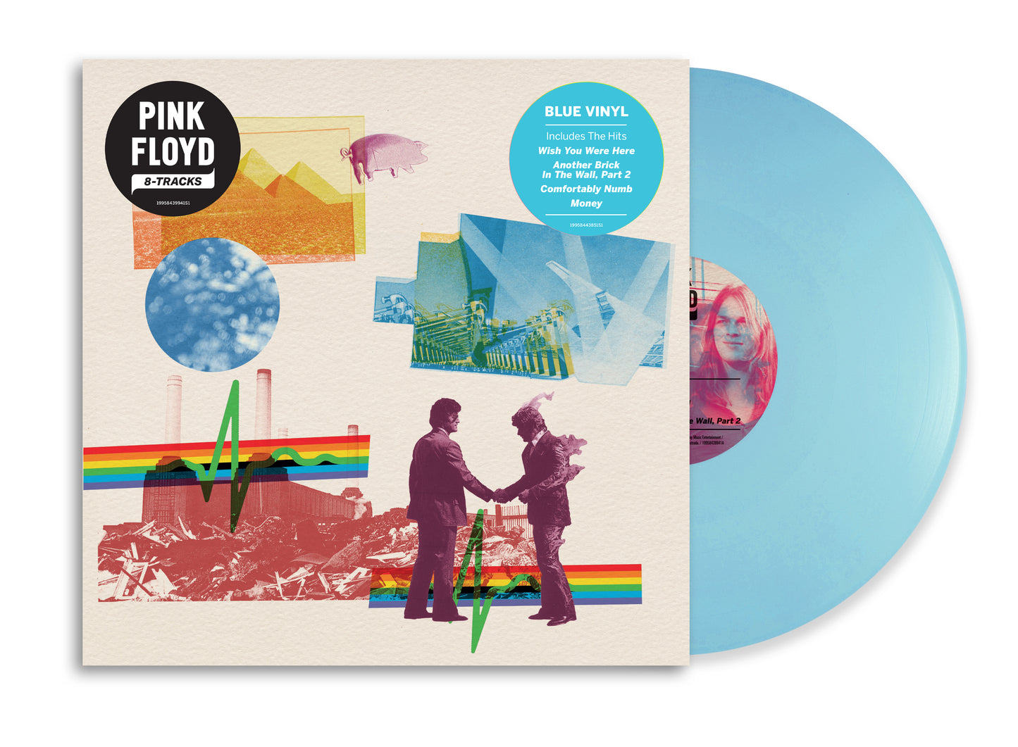 Pink Floyd - 8 Tracks blue vinyl LP