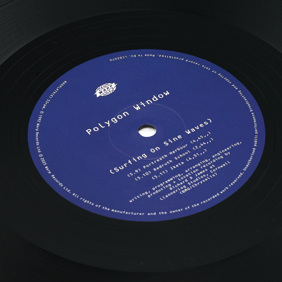 Polygon Window - Surfing On Sine Waves (Expanded Edition) reissue label