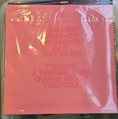 Polypores - Wrigglers primordial blue vinyl LP tracklist
