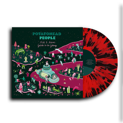 Potatohead People - Nick & Astro's Guide To The Galaxy red and black splatter vinyl