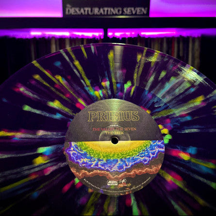 Primus - The Desaturating Seven midnight rainbow splatter vinyl LP reissue
