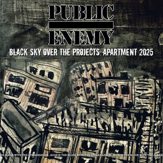 Public Enemy - Black Sky Over The Projects: Apartment 2025 black vinyl LP